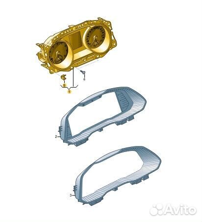 Панель приборов (щиток) Skoda Karoq djka 2021