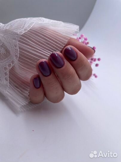 Маникюр с покрытием гель лак, мастер маникюра