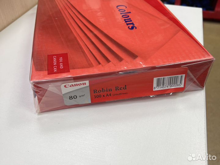 Бумага А4 Красный Canon