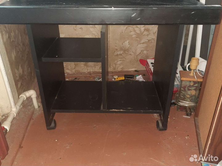 Стол для пк В81хШ54хД48 см Черный цвет