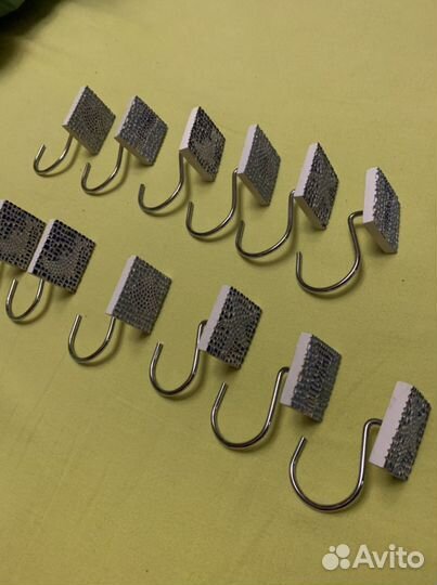 Крючки для шторки в ванную. Украсят интерьер Новые