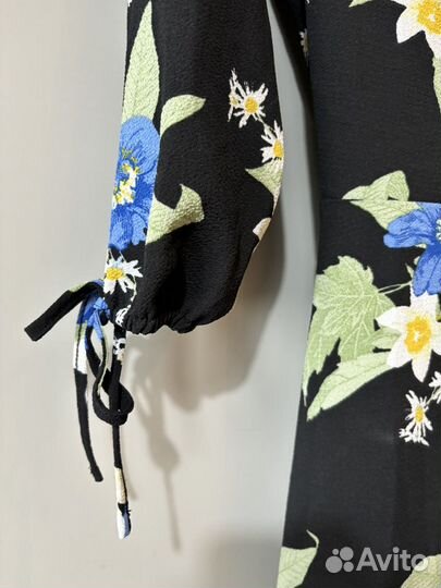 Платье в цветы миди ASOS