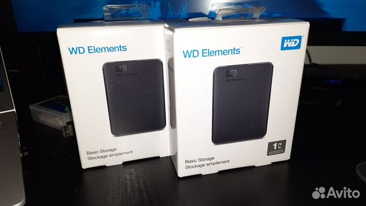 Внешний жесткий диск wd elements 1tb