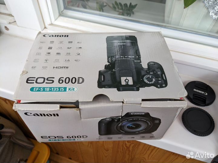 Фотоаппарат canon 600d и объектив canon 18 135 is