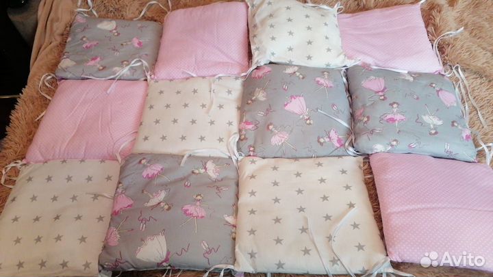 Бортики в детскую кроватку