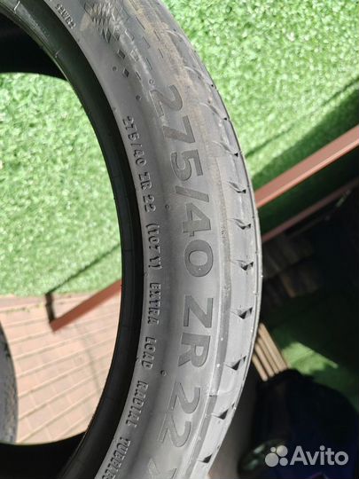 Continental ContiSportContact 7 315/35 R22 и 275/40 R22 111Y