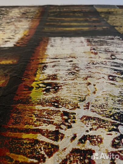 Картина абстракция ручная работа