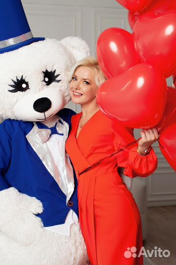 Ростовая кукла. Поздравление, аниматор мишка