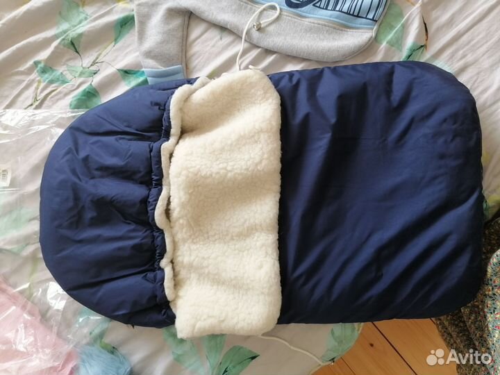 Конверт на выписку зимний для мальчика