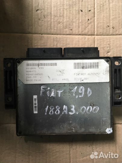 Блок управления Fiat Punto 1.9D R04010032D