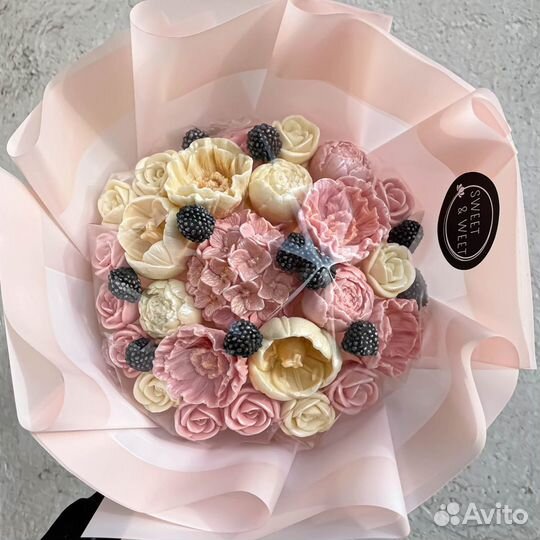 Букет цветов из шоколада