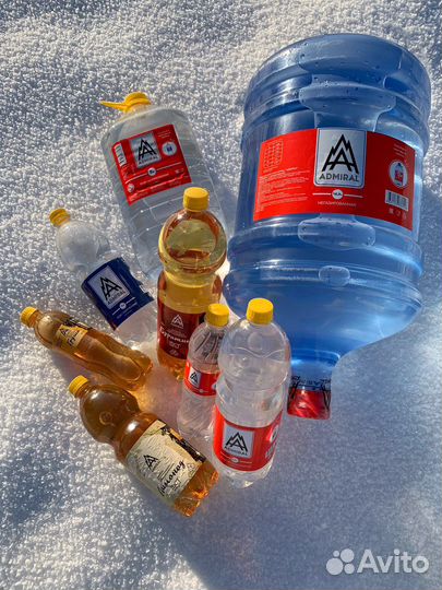 Заказ Вода, лимонад Адмирал 19 л доставкой