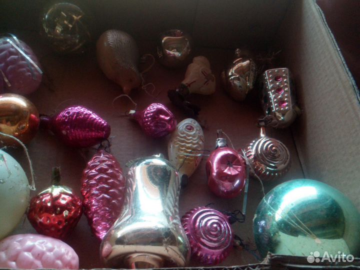 Елочные игрушки СССР советские