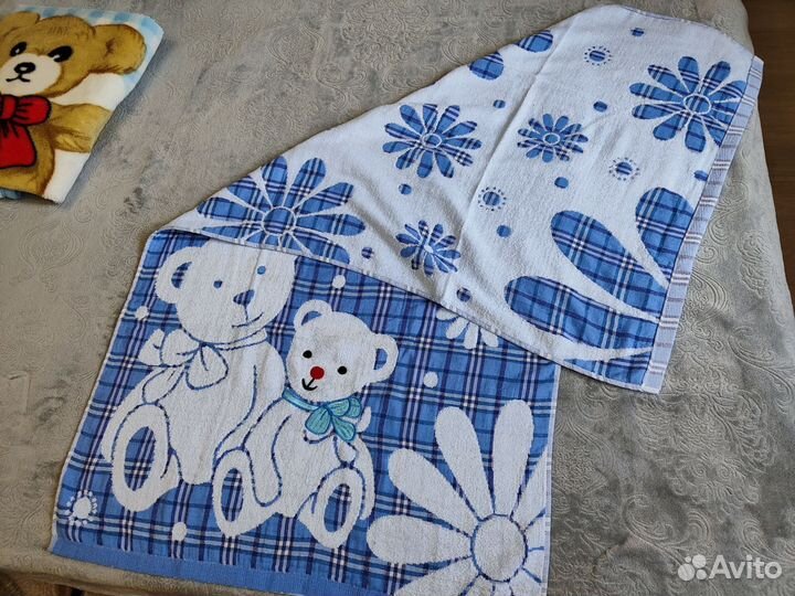 Банное полотенце с капюшоном плед детский