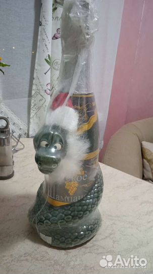 Бутылка керамическая