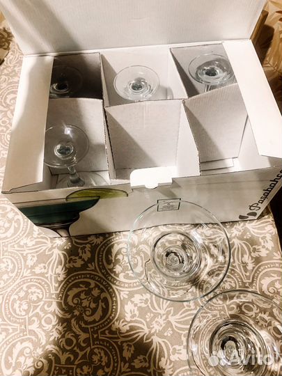 Набор бокалов для мартини, мартинки