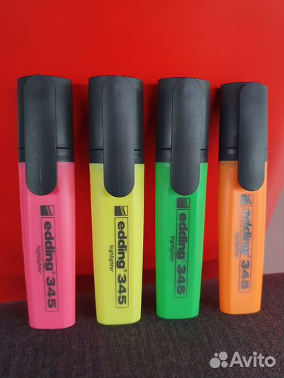 Набор из 4-х маркеров Edding, Германия