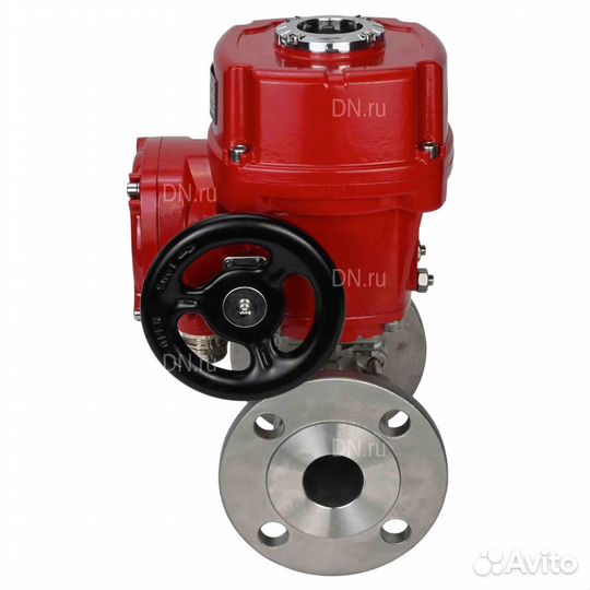 Кран шаровой DN.ru BV3232P(3pc) -FP-F-ISO-H Ду50 Ру40 трехсоставный из нержавеющей стали SS316, флан