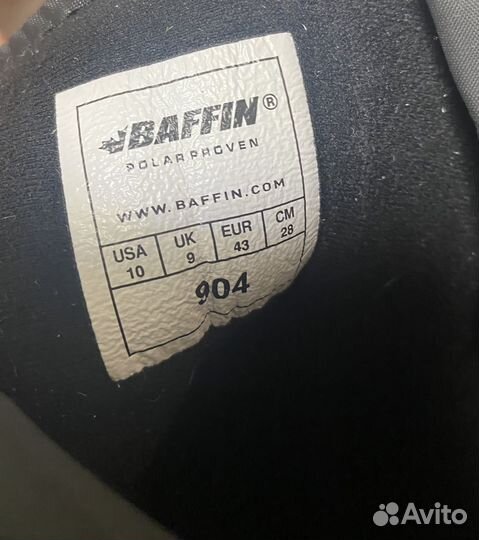 Зимние ботинки baffin