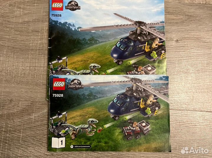 Lego Jurassic World 75928 Погоня за Блю