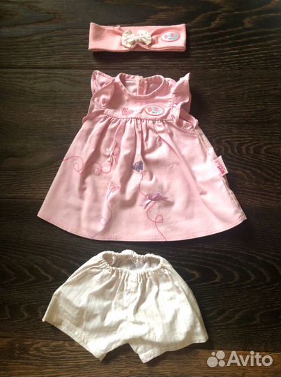 Одежда для куклы Baby born оригинал