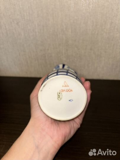 Подсвечник гжель 