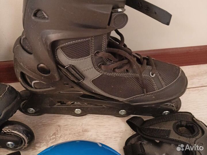 Роликовые коньки oxelo взрослые черные