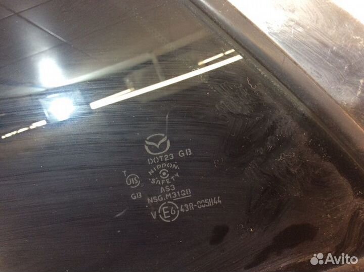 Стекло кузовное глухое заднее правое Mazda Cx-9
