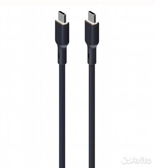 Кабель Aukey SCC141 1m black USB-C - USB-C Silico