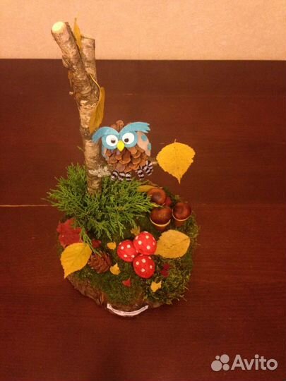 Осенняя поделка заготовка