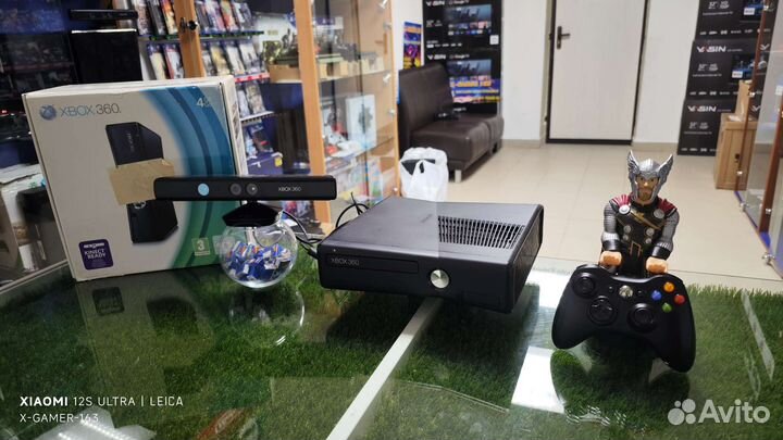 Xbox 360 slim 250GB прошитый 46 топ игр