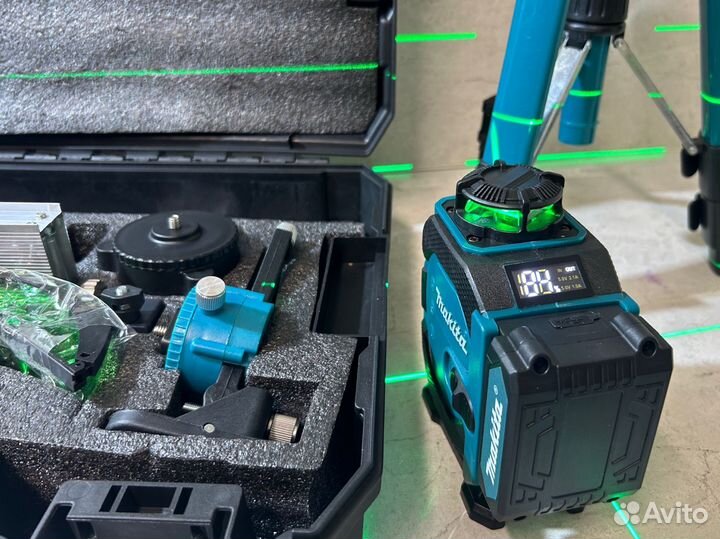Лазерный уровень makita со штативом