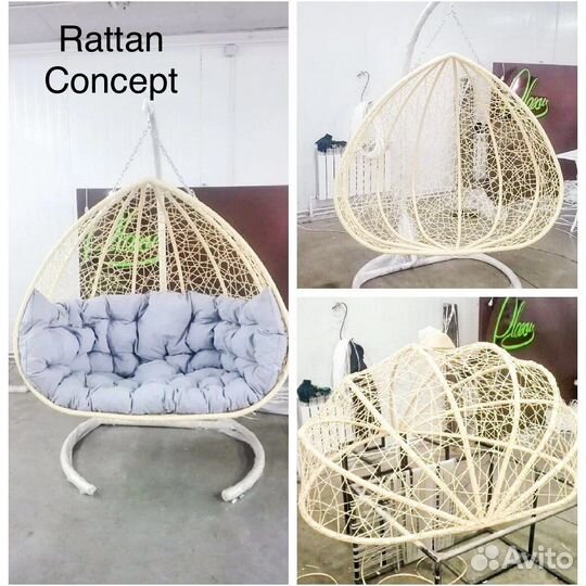 Подвесное кресло кокон для двоих