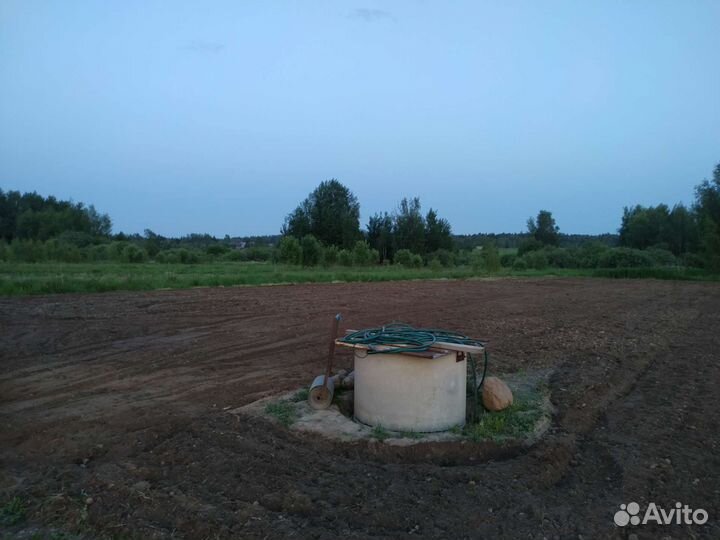 Вспашка земли минитрактором
