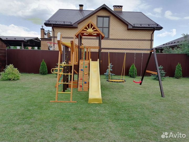 Игровые деревянные площадки