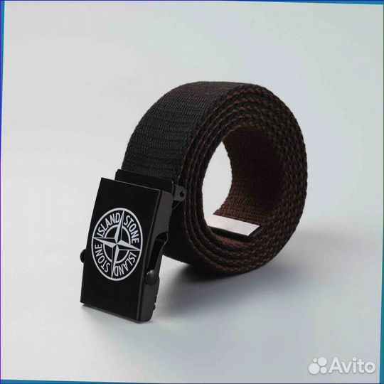 Мужской ремень Stone Island (Premium качество)