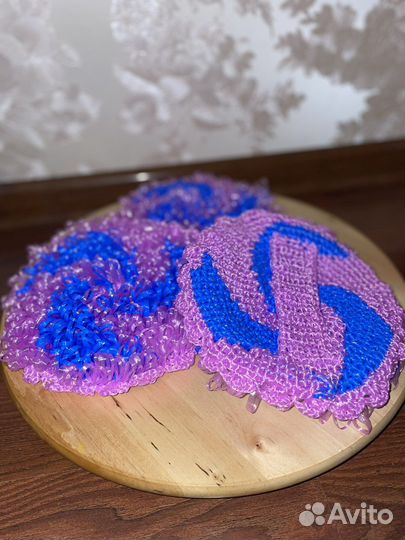 Мочалка ручной работы