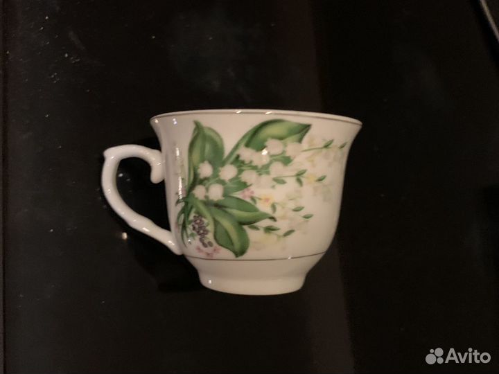 Фарфоровая кофейная пара