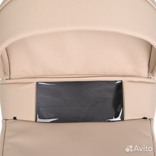 Коляска 3 в 1 Tutis Nanni Кожа 2023 бежевая
