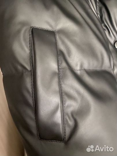 Жилетка женская из экокожи