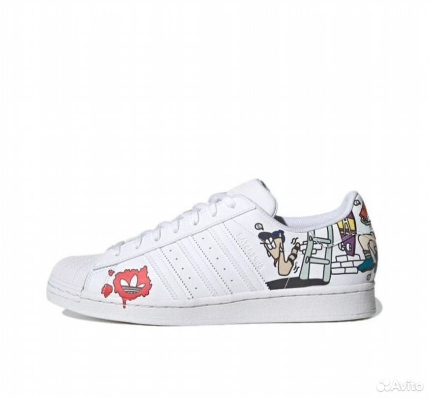 Adidas Superstar "White Comic"