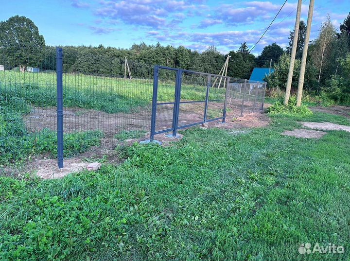 Забор из 3Д сетки под ключ