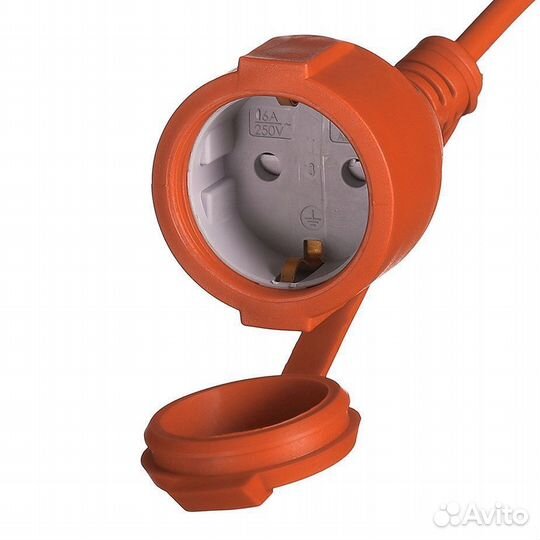 Удлинитель силовой на рамке с заземлением 30 м 10