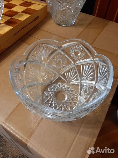 Салатник хрустальный