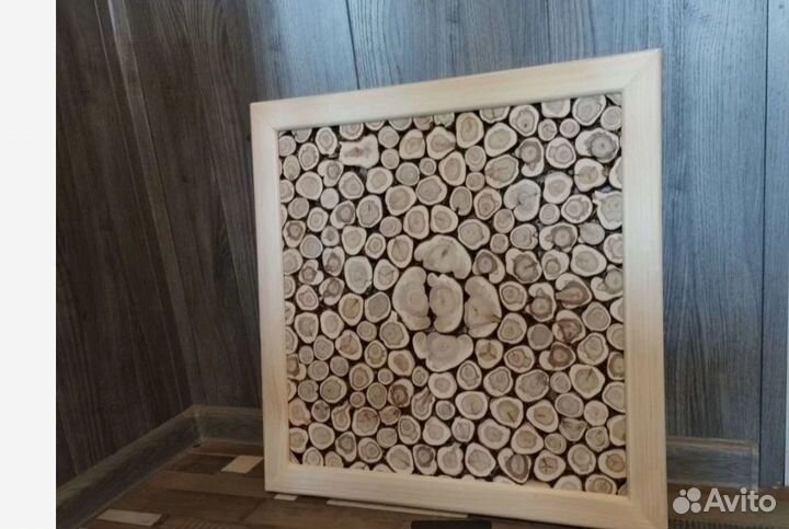 Панно из можжевельника