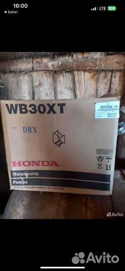 Мотопомпа Honda WB30XT