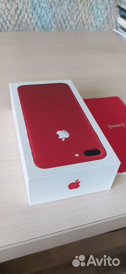 Продам коробку от iPhone 7 Plus, Red