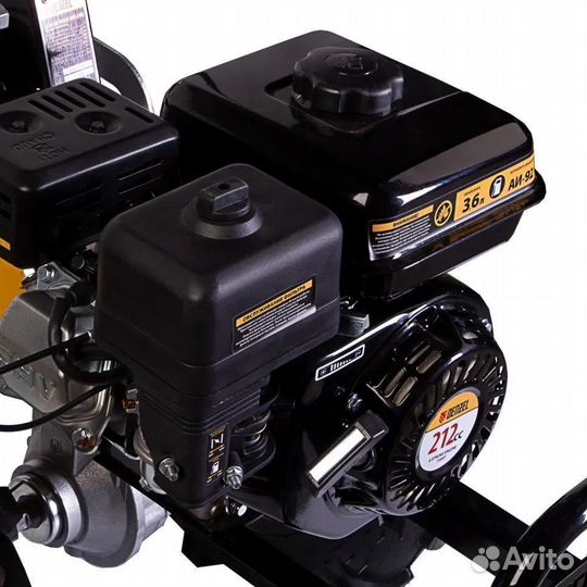 Мотоблок Denzel DPT-370X, 7 л.с, 90 см, вом, 3В/1Н