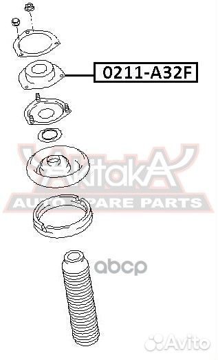 Опора амортизатора 0211-A32F asva