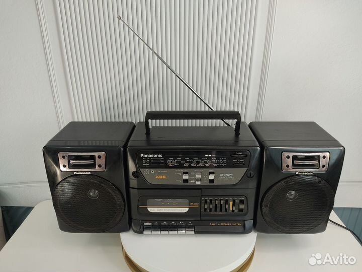 Однокассетный Магнитофон panasonic RX-CS720, видео